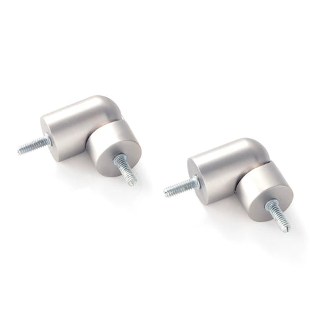 Bay Window Connector | Satin Nickel