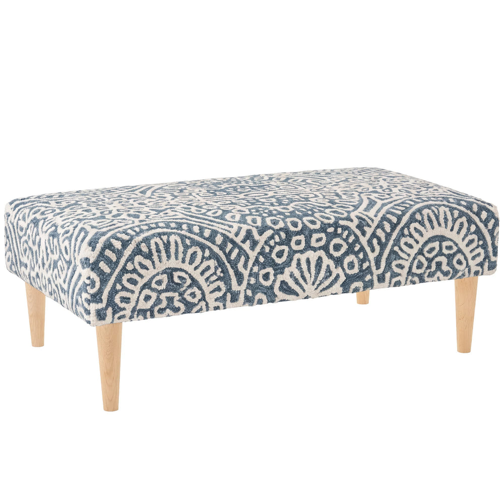 Temple Rug Ottoman | Ink