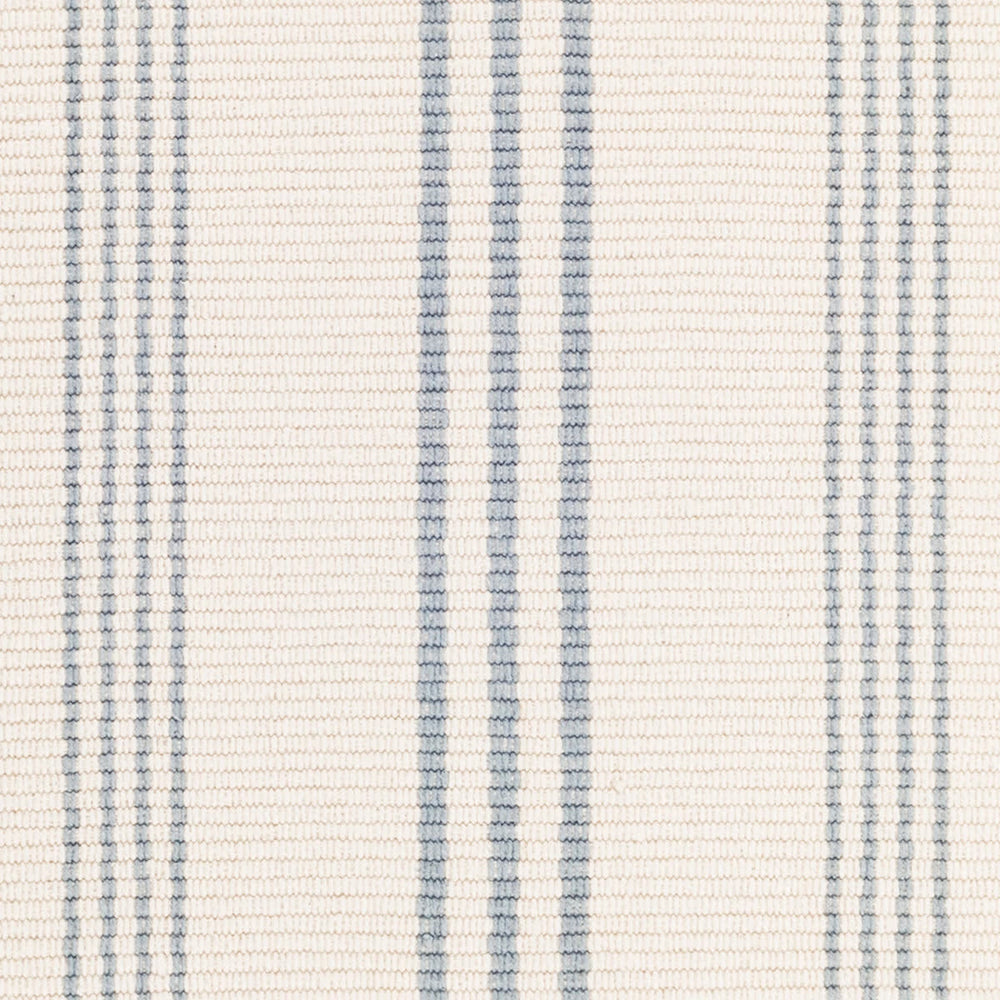 Swedish Stripe Handwoven Cotton Rug Swatch | Blue