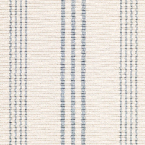 Swedish Stripe Handwoven Cotton Rug Swatch | Blue