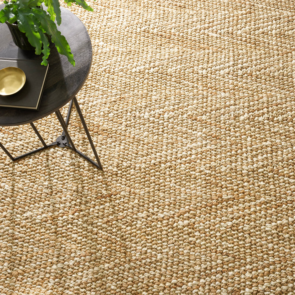 Meghan Handwoven Jute Rug | Ivory/Natural