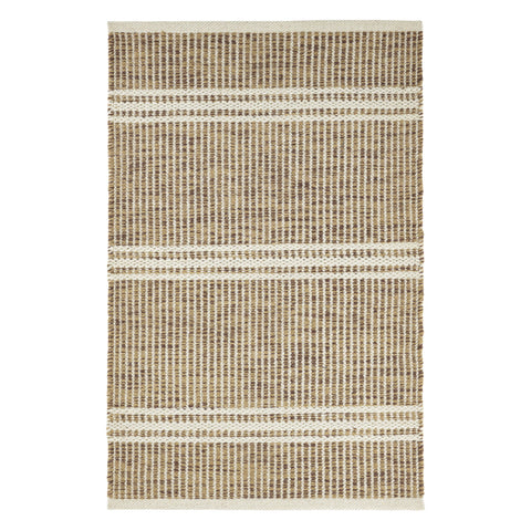 Malta Handwoven Wool Rug | Natural