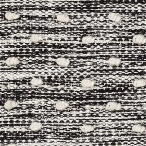 Hobnail Handwoven Performance Rug Swatch | Black