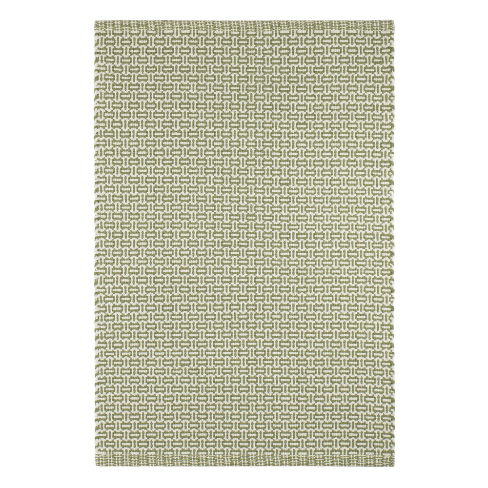 Miss Muffet Handwoven Cotton Rug | Olive