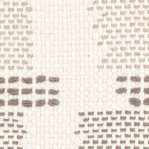 Tread Lightly Handwoven Cotton Rug Swatch | Grey