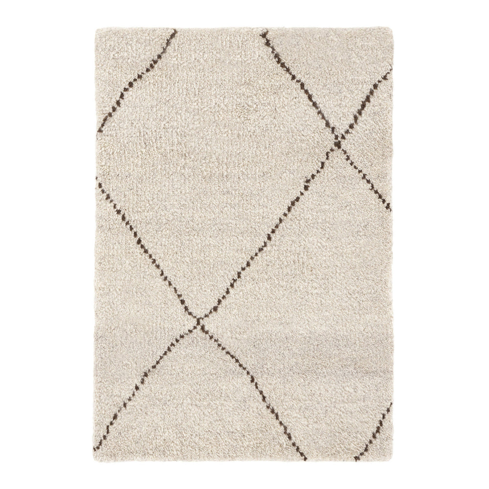 Numa Hand Knotted Wool Rug | Charcoal