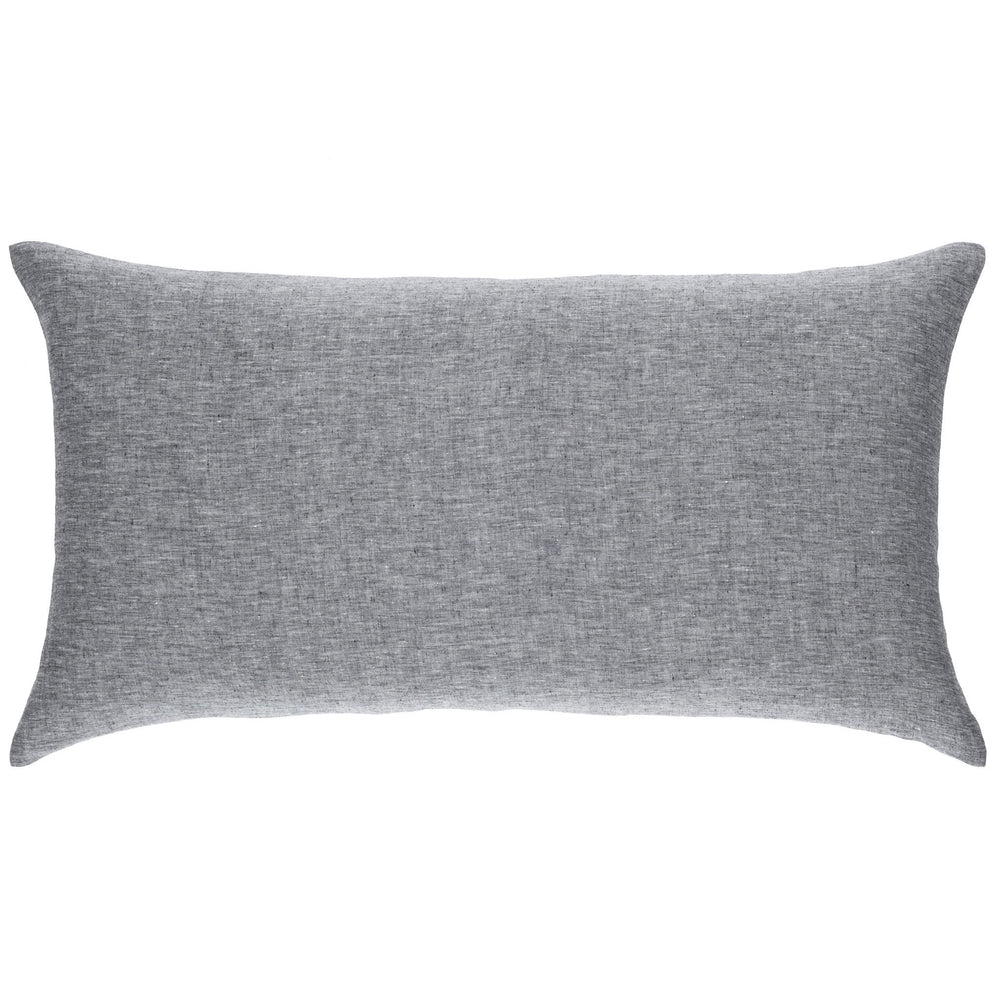 Lush Linen Sham | Black