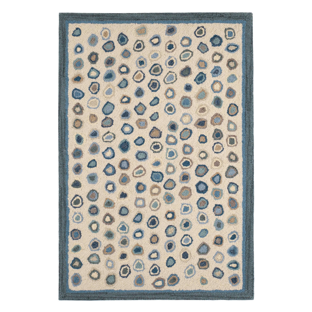 Cats Paw Hand Micro Hooked Wool Rug | Mineral