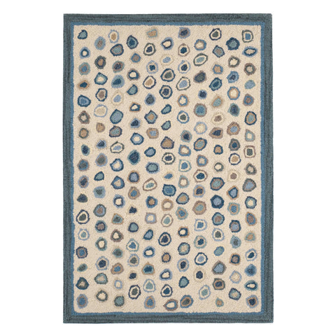 Cats Paw Hand Micro Hooked Wool Rug | Mineral