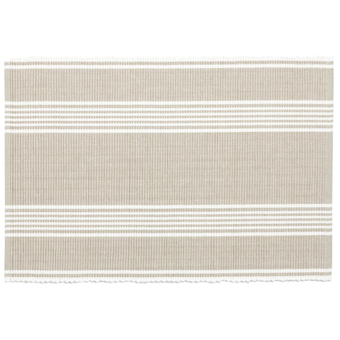 Bistro Stripe Placemat Set of 4 | Platinum