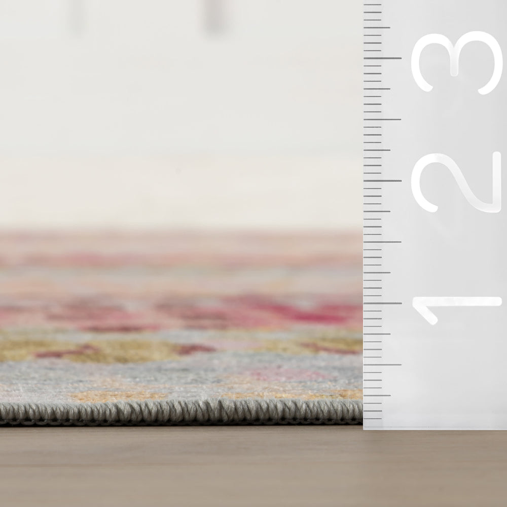 Paint Chip Machine Washable Rug | Pastel