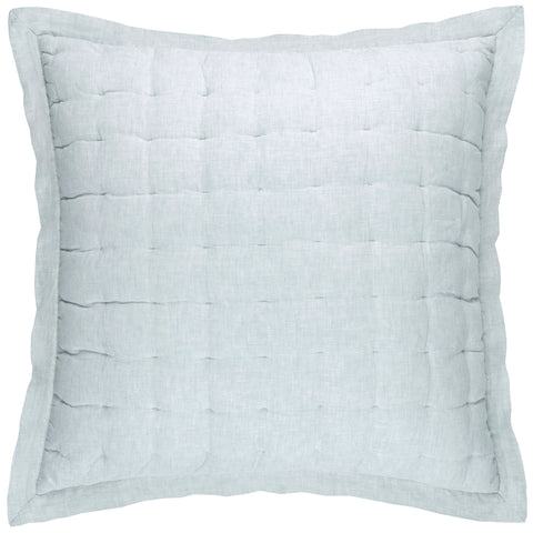 Lush Linen Puff Sham | Sky