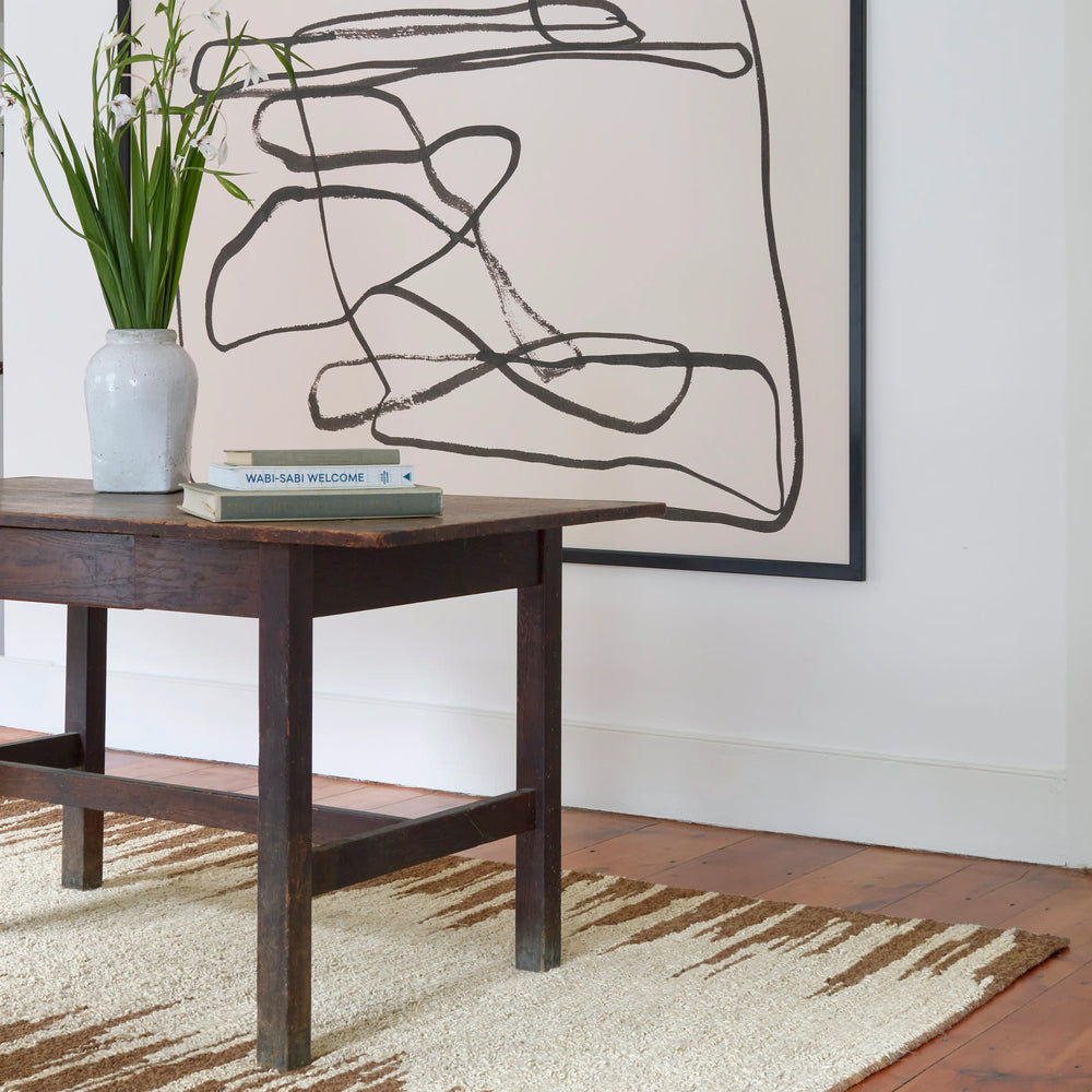 Moss Handwoven Jute Rug | Russet