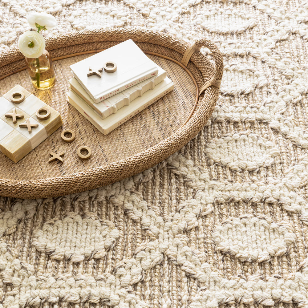 Capri Soumak Handwoven Jute Rug | Neutral