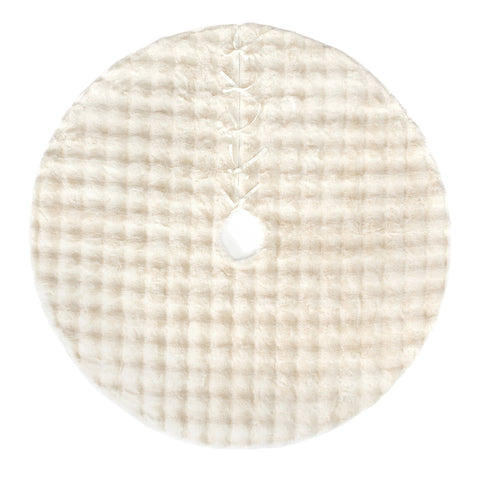 Fab Faux Tree Skirt | Ivory