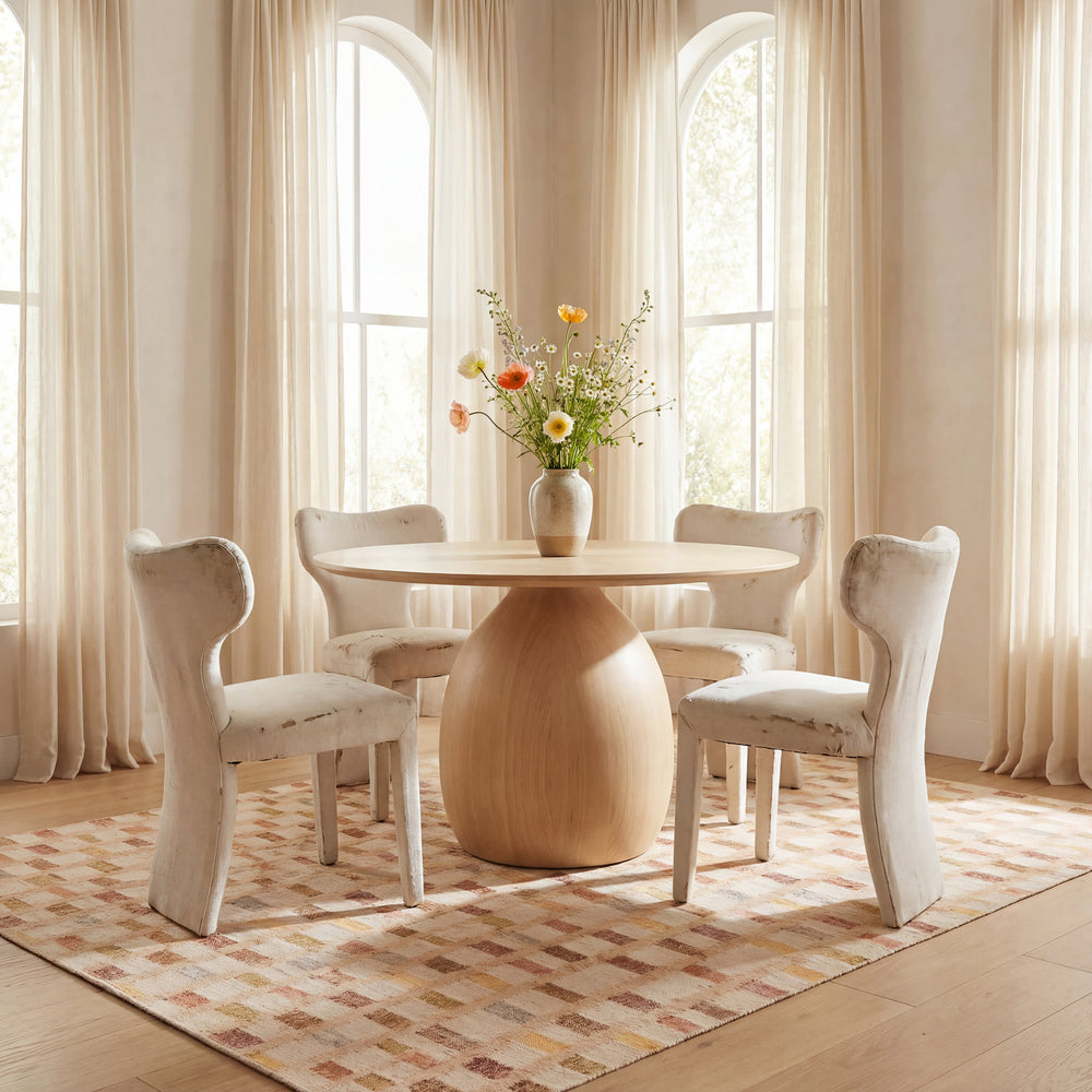 Virey Bohemian Geometric Washable Rug | Multicolor