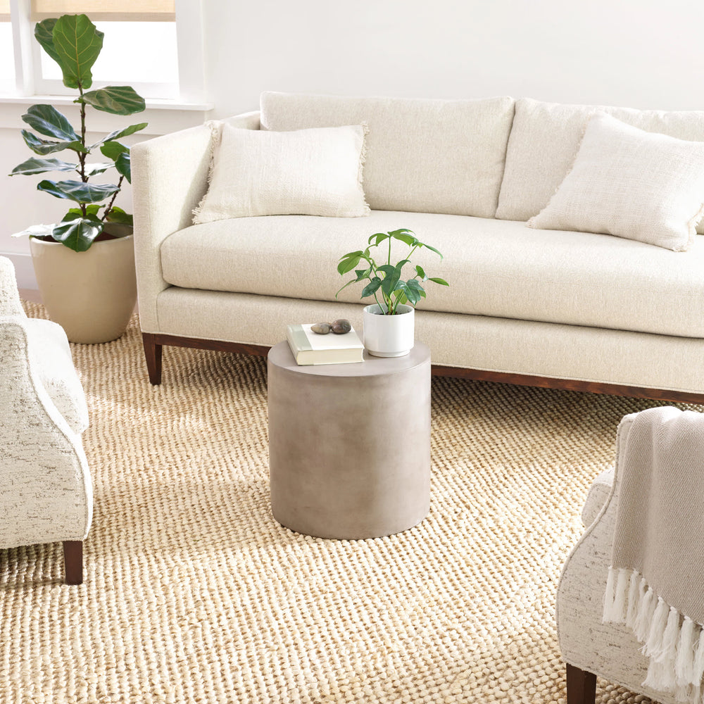 Textured Handwoven Jute Rug | Natural