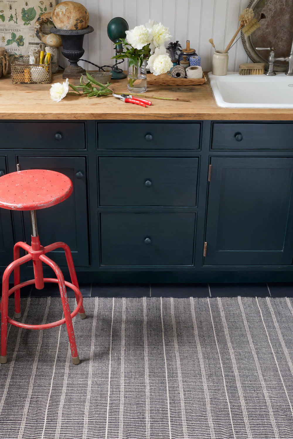Samson Handwoven Indoor/Outdoor Rug | Black