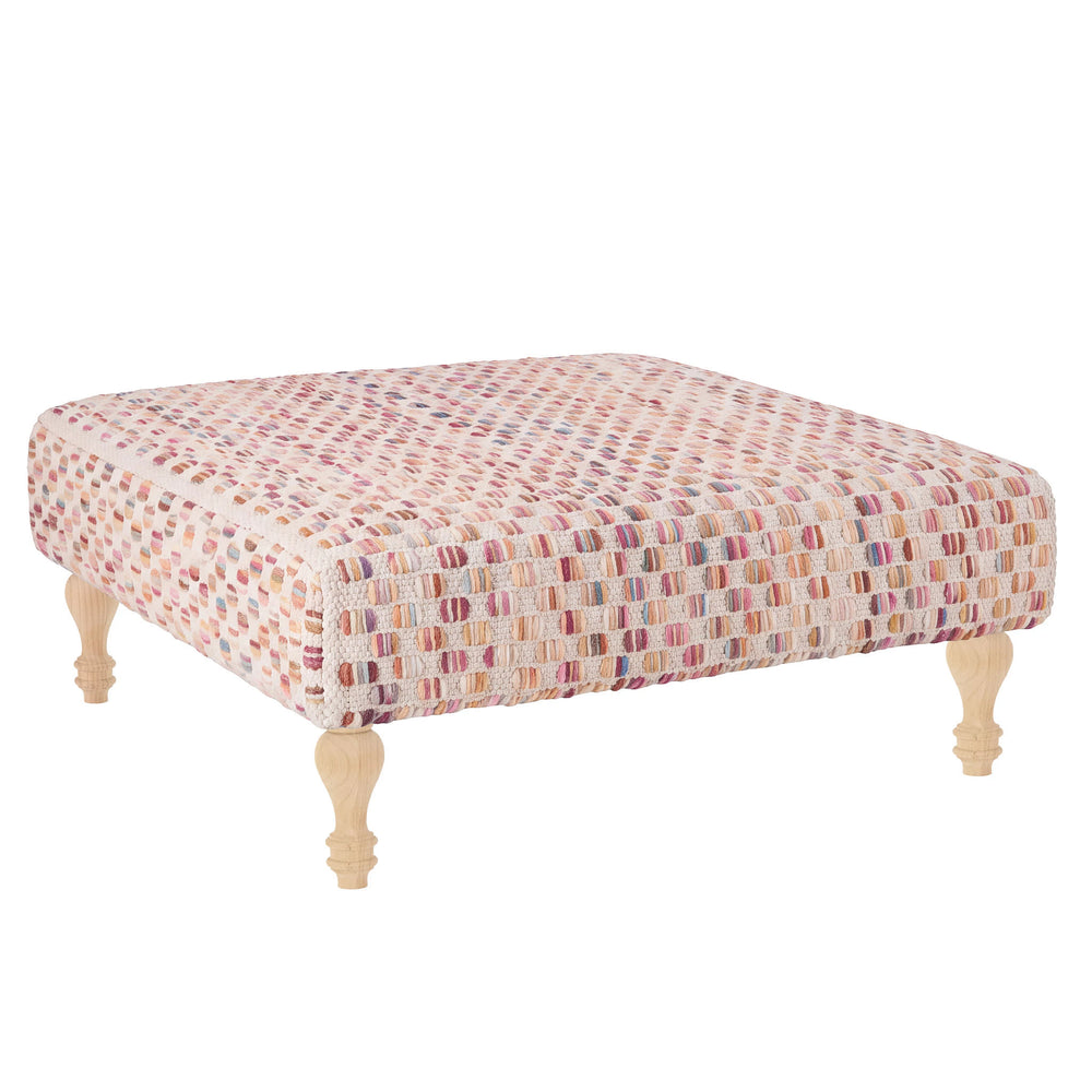 Torrey Rug Ottoman | Multi