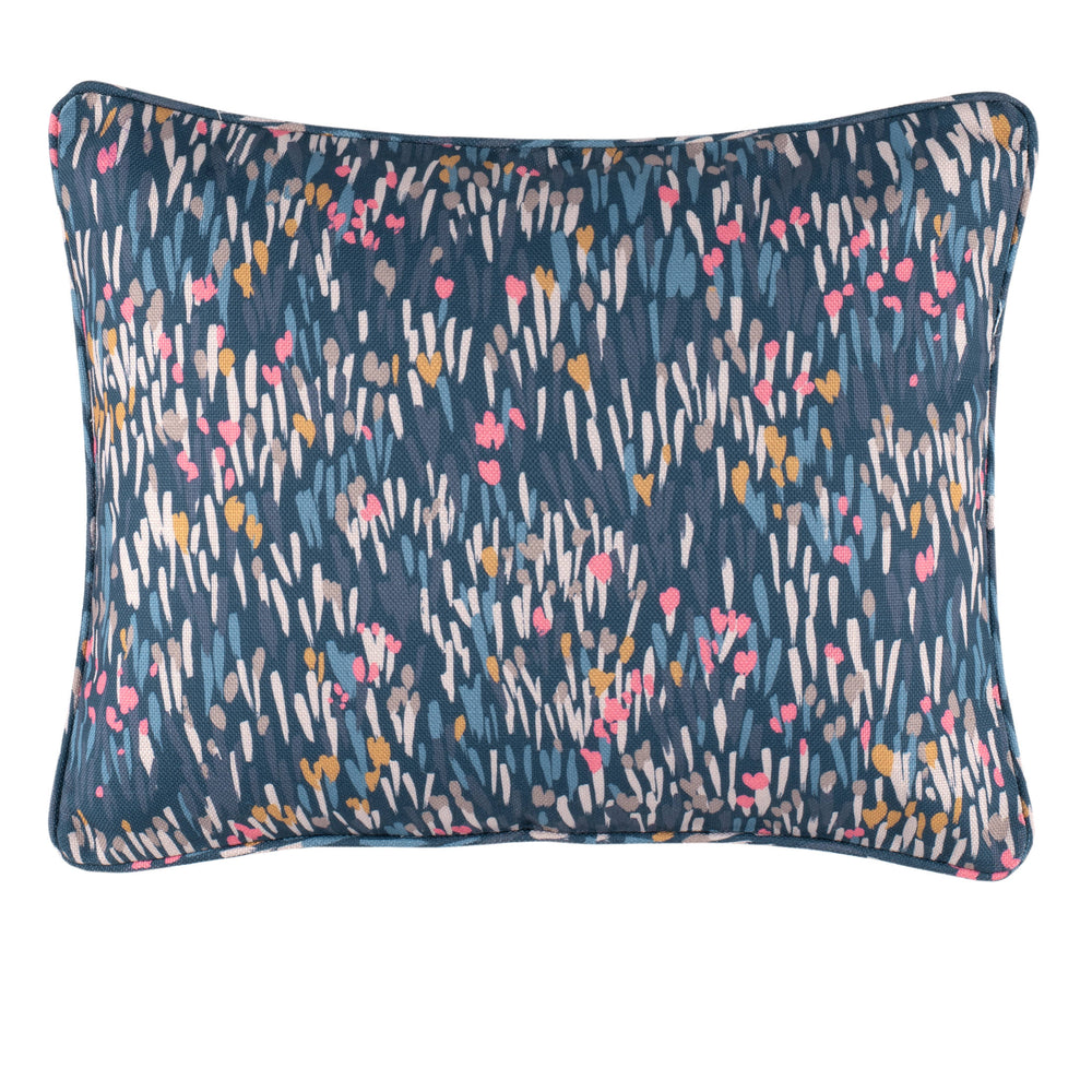 Lilian Decorative Indoor/Outdoor Pillow Cover | Navy