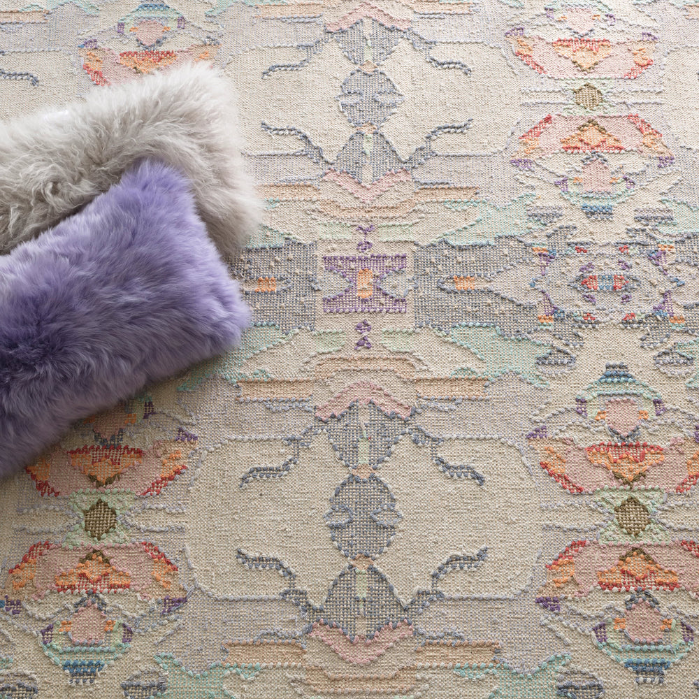 Chapel Hill Hand Loom Knotted Cotton Rug | Multi