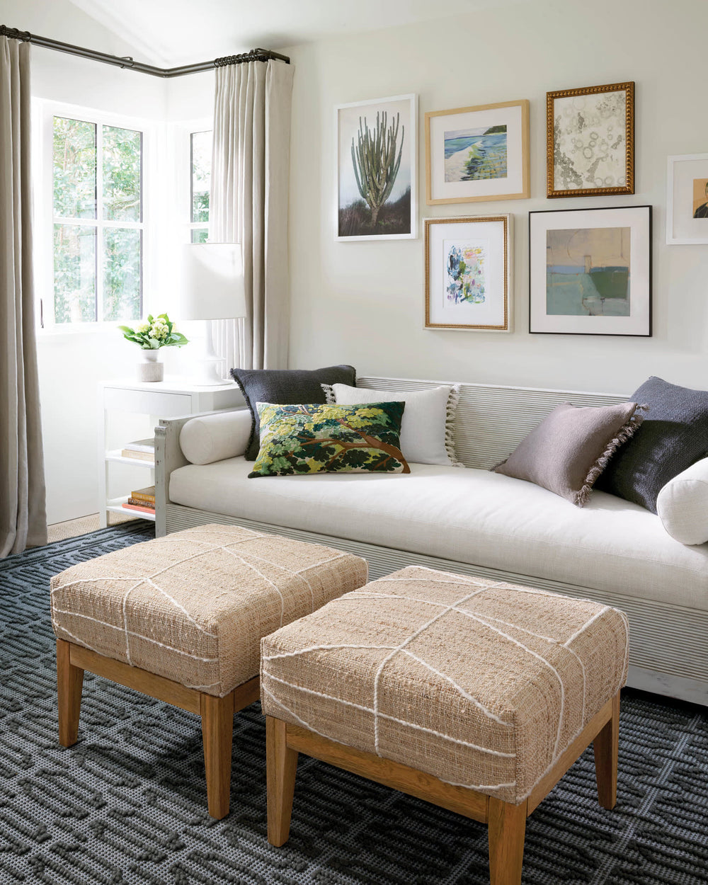 Campbell Handwoven Wool Rug | Iron
