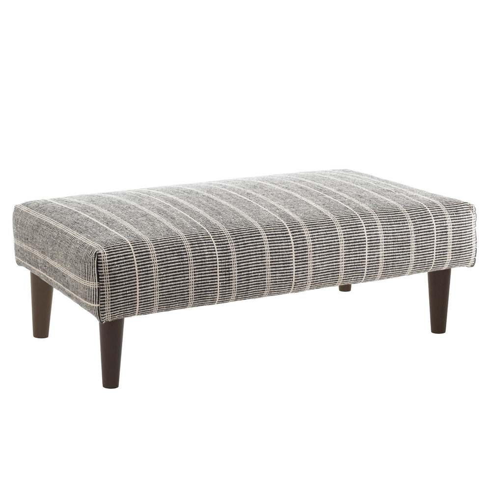 Samson PET Custom Rug Ottoman | Black