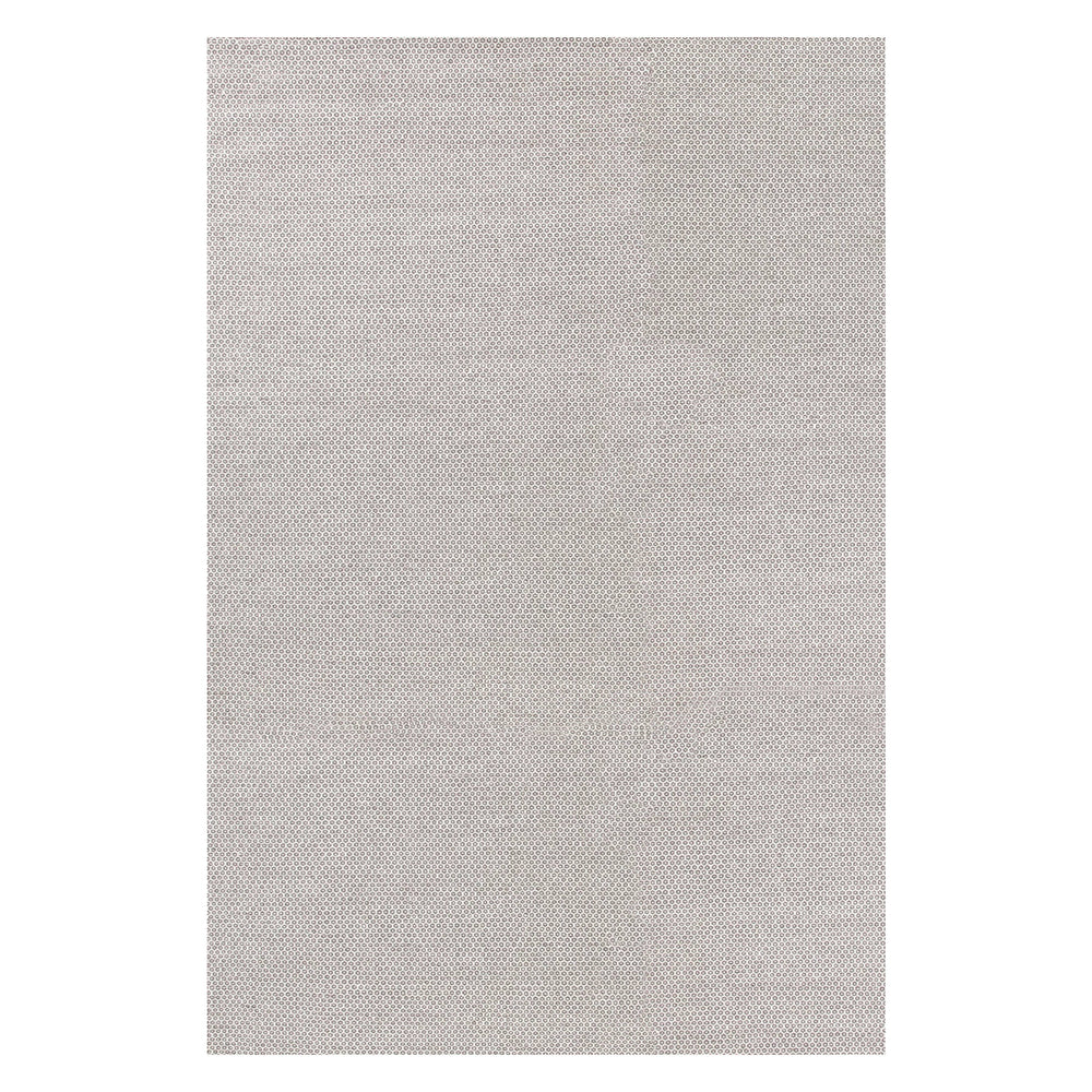 Honeycomb Handwoven Wool Rug | Ivory/Grey
