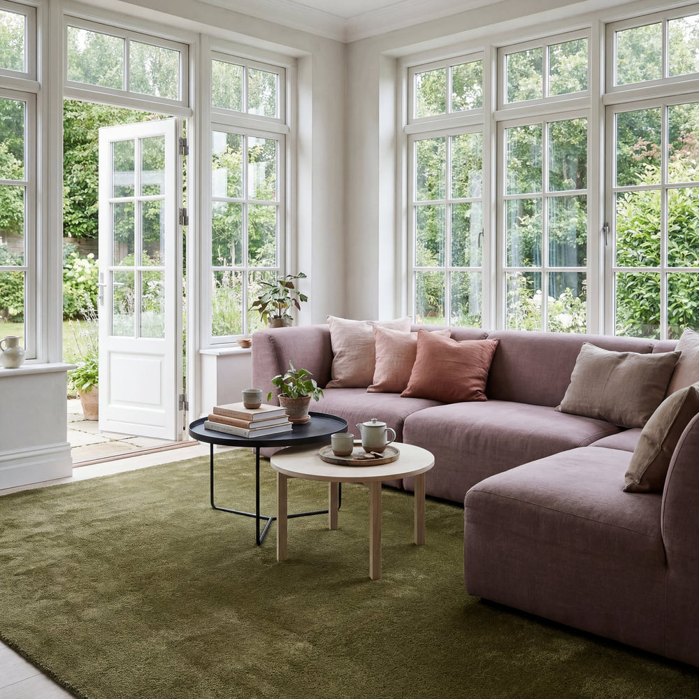 Garania Modern Green Rug | Green