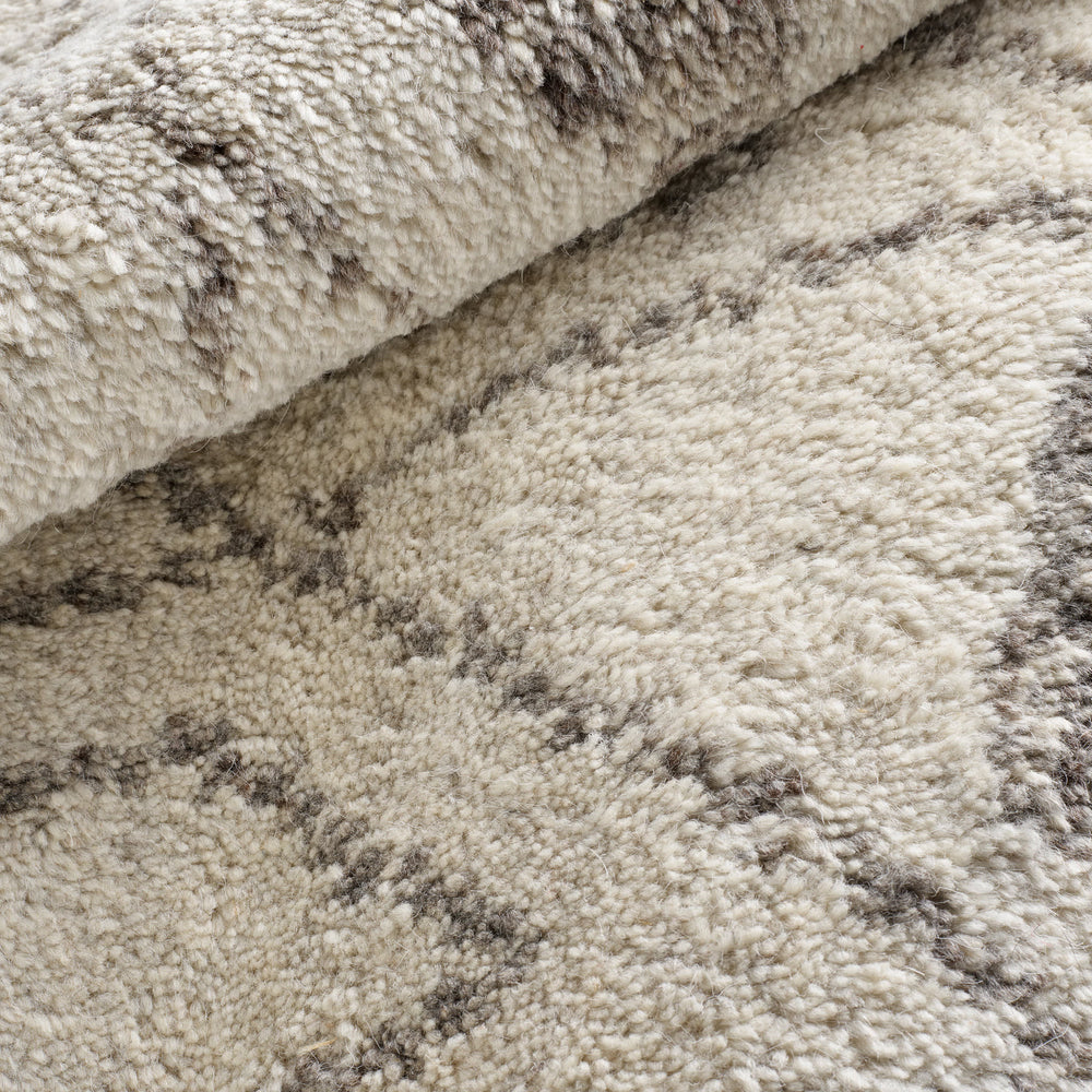 Masinissa Hand Knotted Wool Rug | Natural