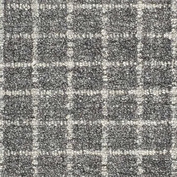 Conall Hand Micro Hooked Wool Rug Swatch | Grey