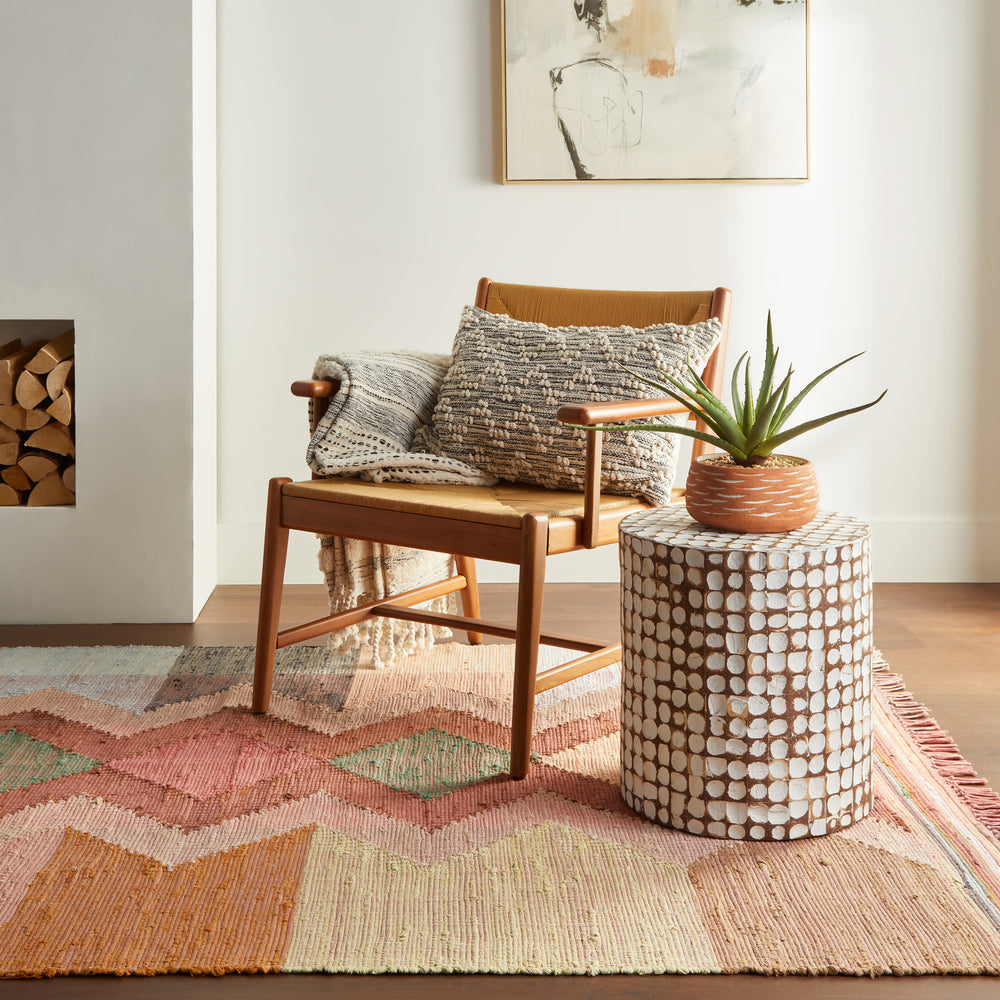 Solmira Southwestern Handmade Cotton Rug | Multicolor