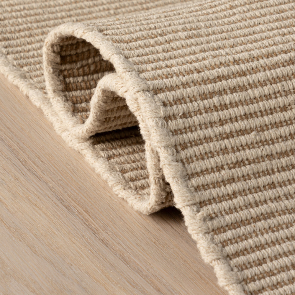Haverhill Handwoven Cotton Rug | Natural