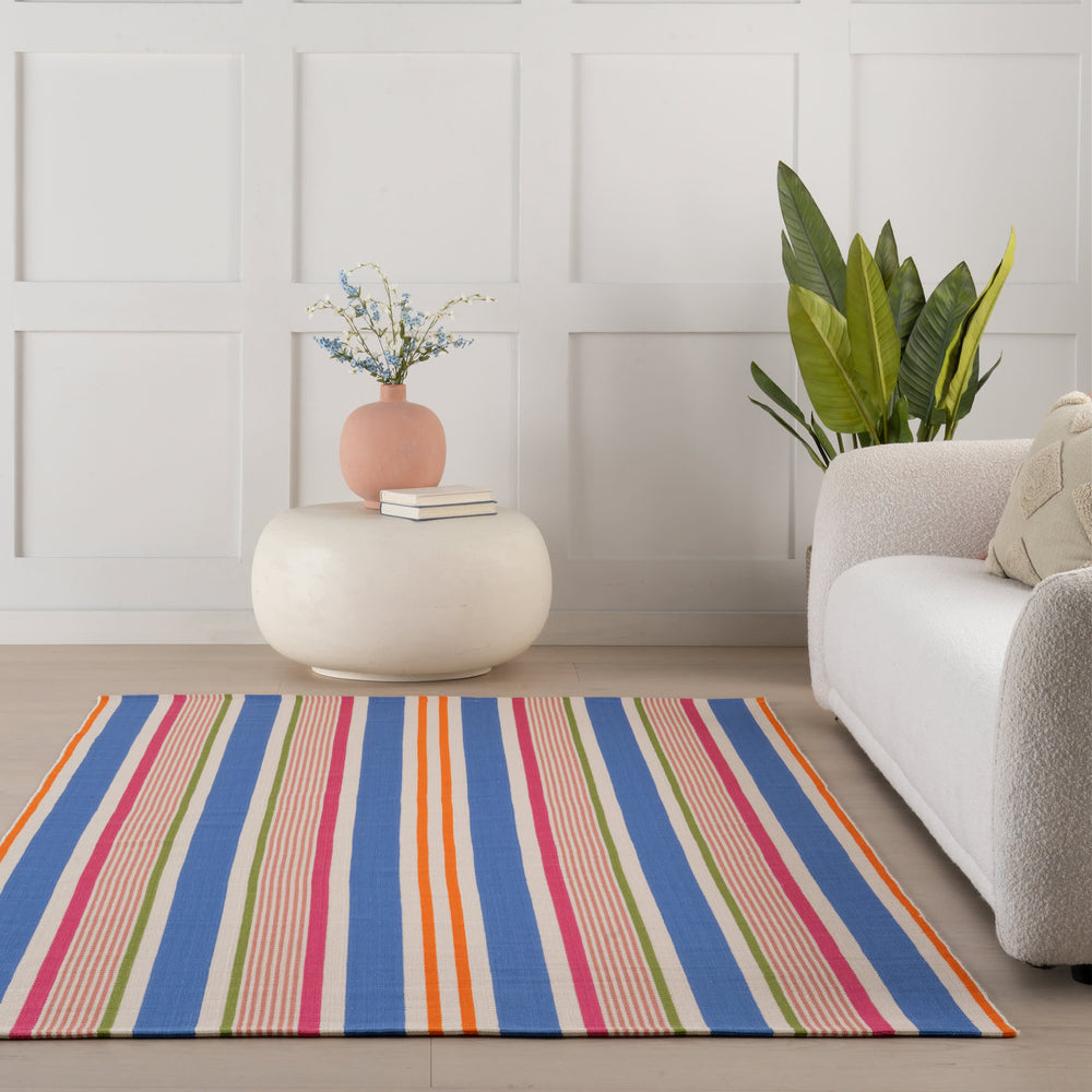 Festival Stripe Handwoven Indoor/Outdoor Rug | Multi