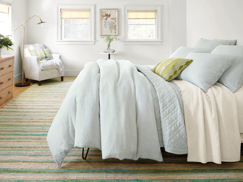 Lush Linen Duvet Cover | Sky