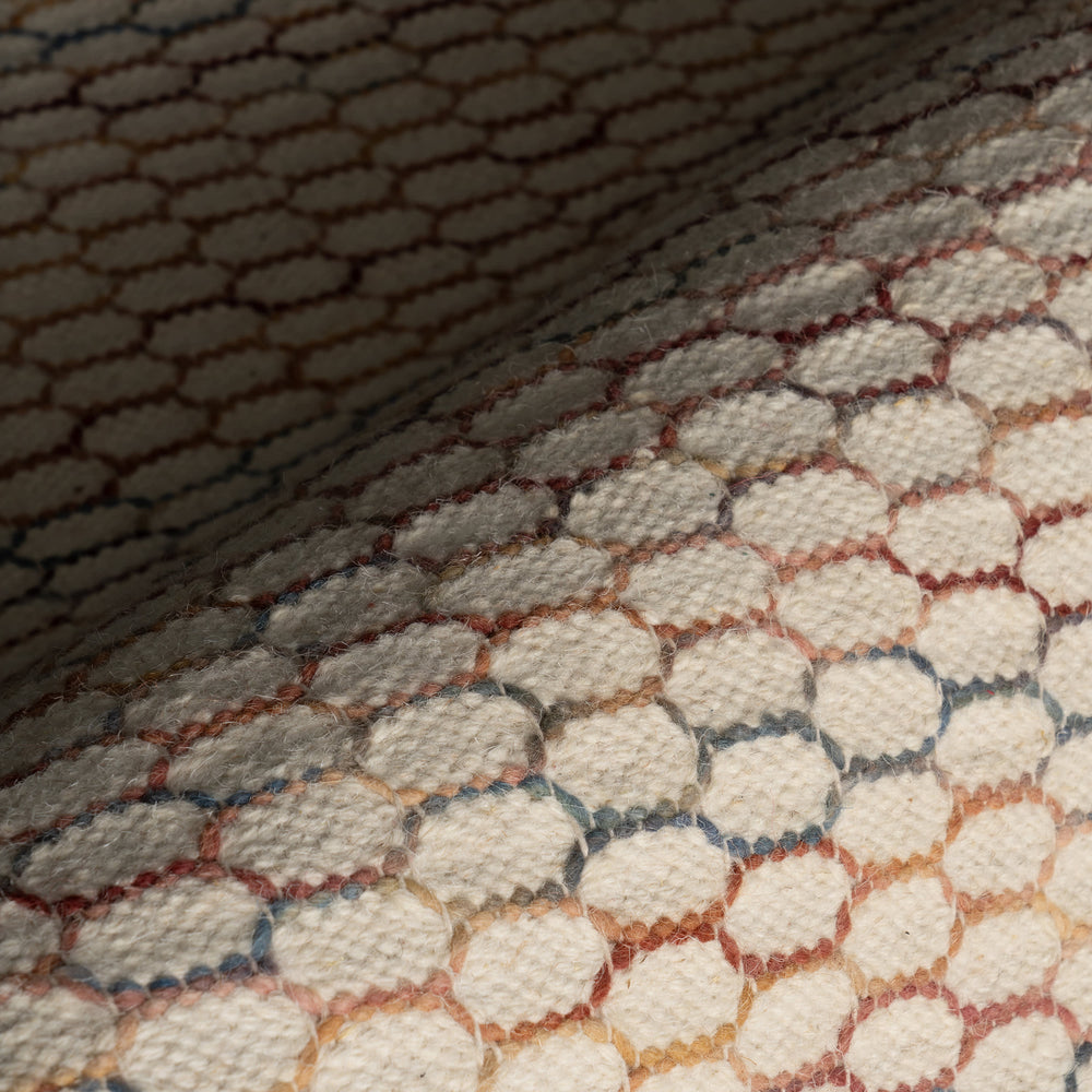 Kaelani Textured Geometric Indoor Rug | Multicolor