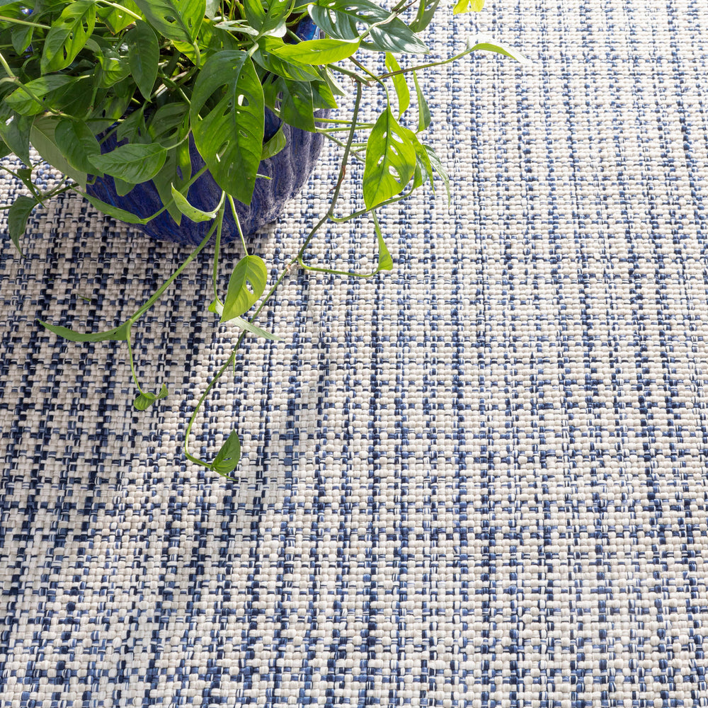 Journey Handwoven Indoor/Outdoor Rug | Blue