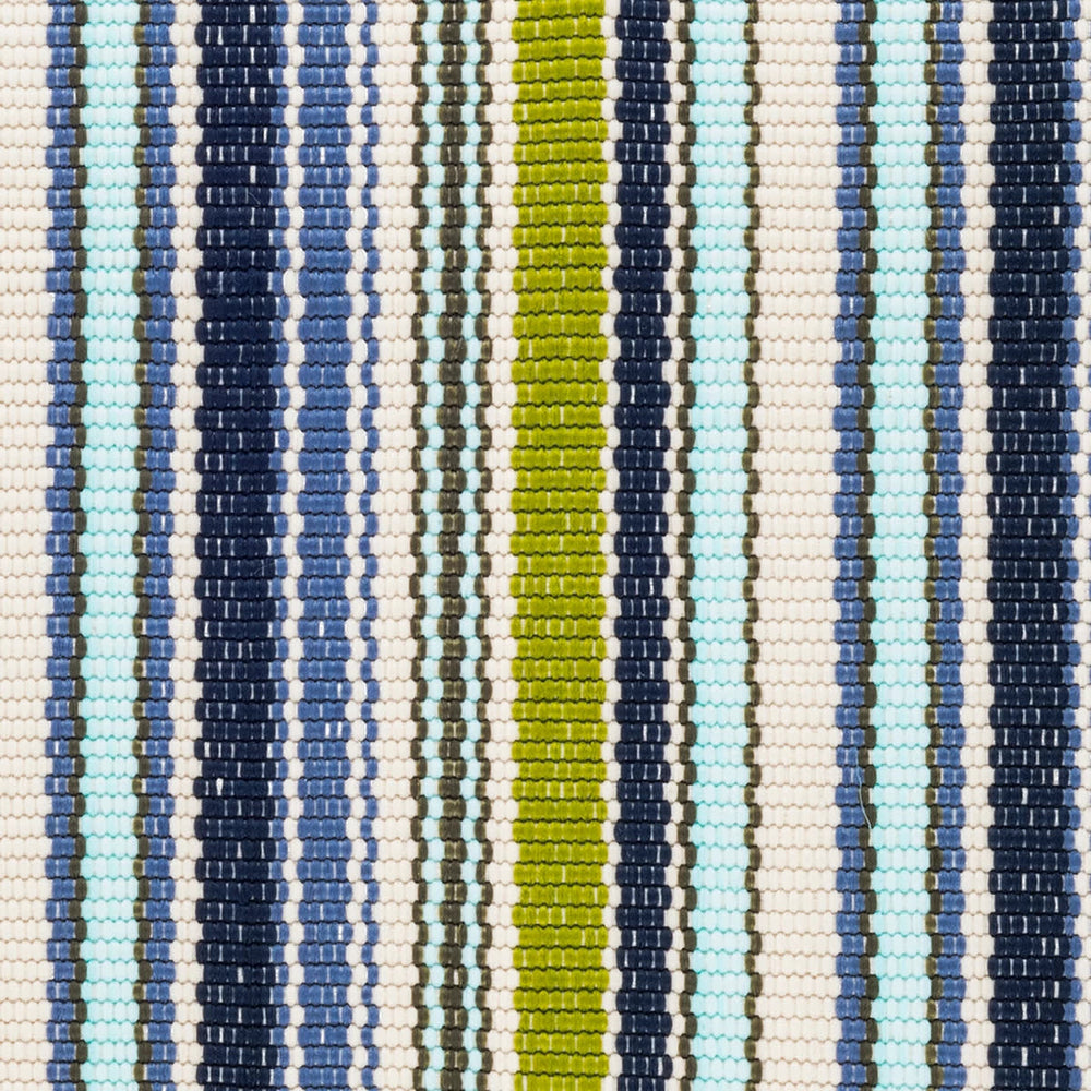 Pond Stripe Handwoven Indoor/Outdoor Rug Swatch | Multi