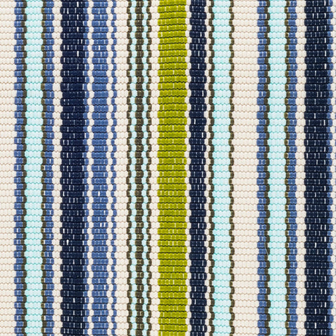 Pond Stripe Handwoven Indoor/Outdoor Rug Swatch | Multi