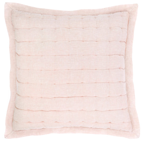 Lush Linen Puff Sham | Slipper Pink
