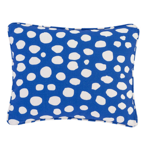 Spot On Indoor/Outdoor Decorative Pillow Cover | Cobalt