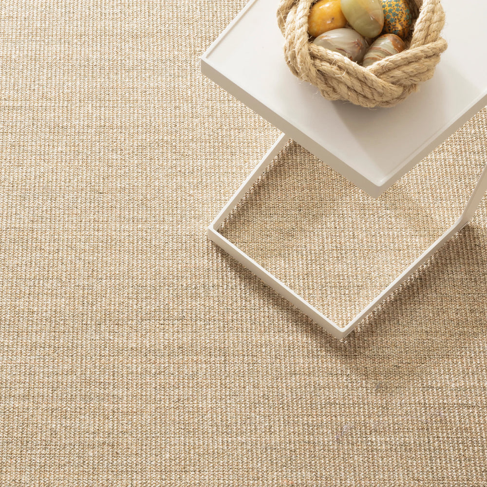 Shire Beige Woven Sisal Custom Rug | Beige