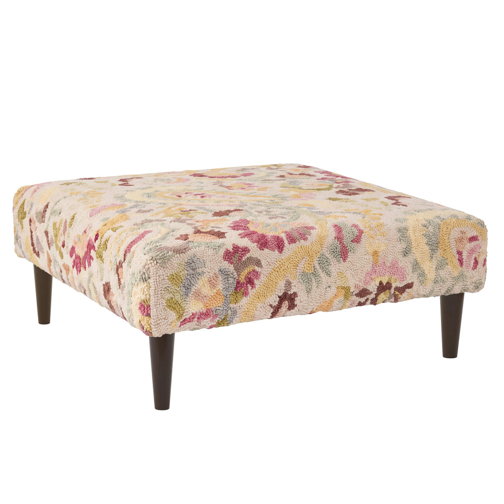 Ines Rug Ottoman | Multi