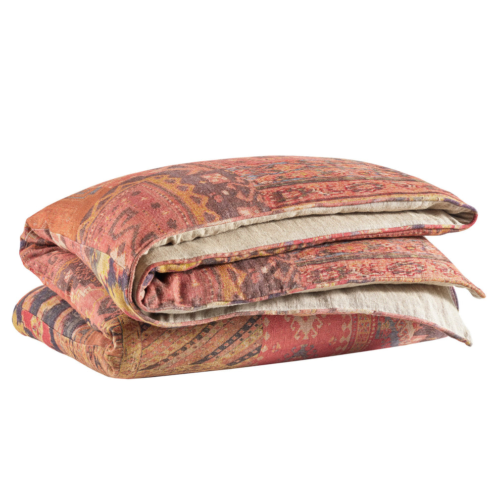 Anatolia Linen Duvet Cover | Orange