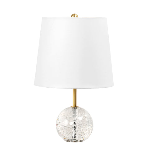 17-inch Crystal Ball Table Lamp | Clear