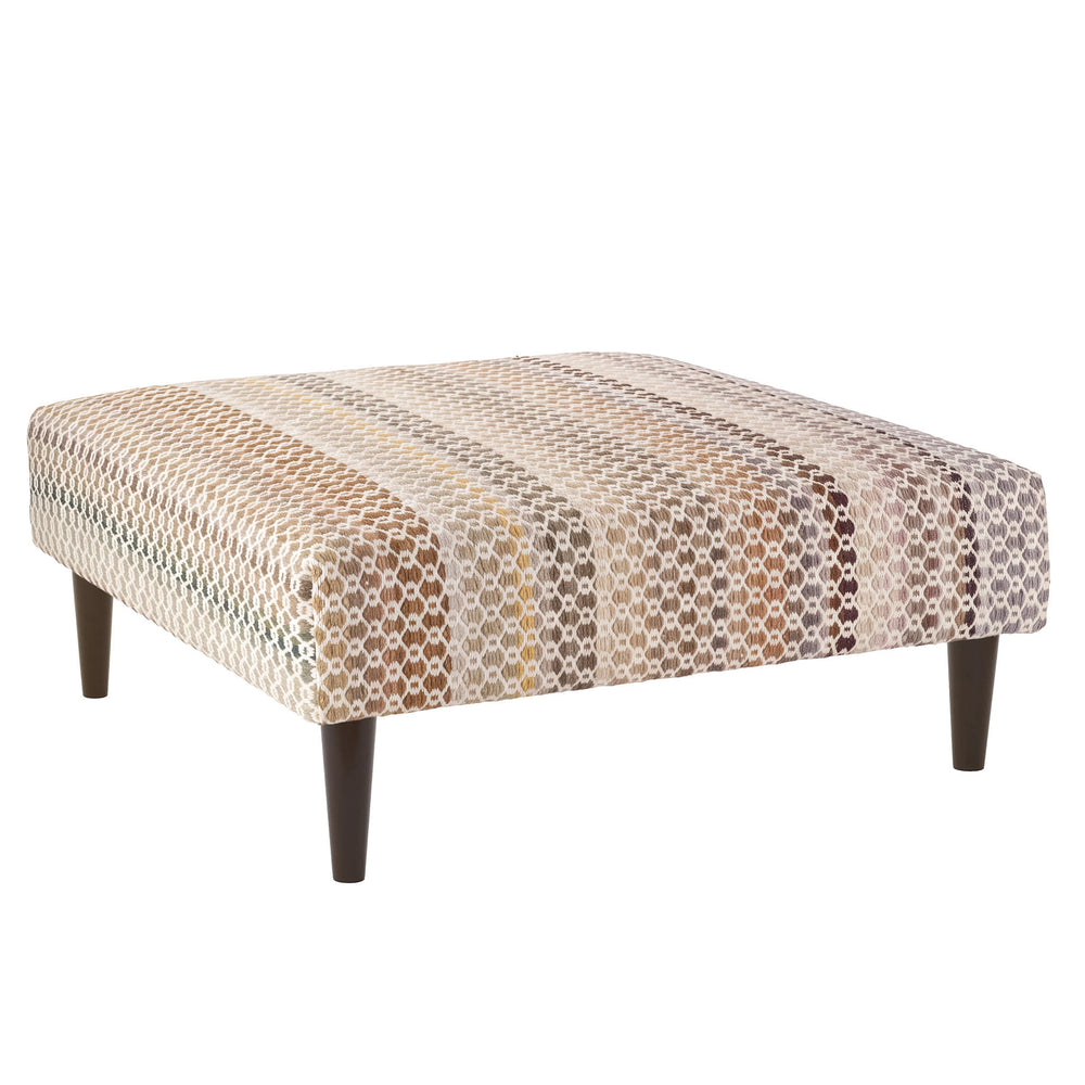 Poppy Rug Ottoman | Natural