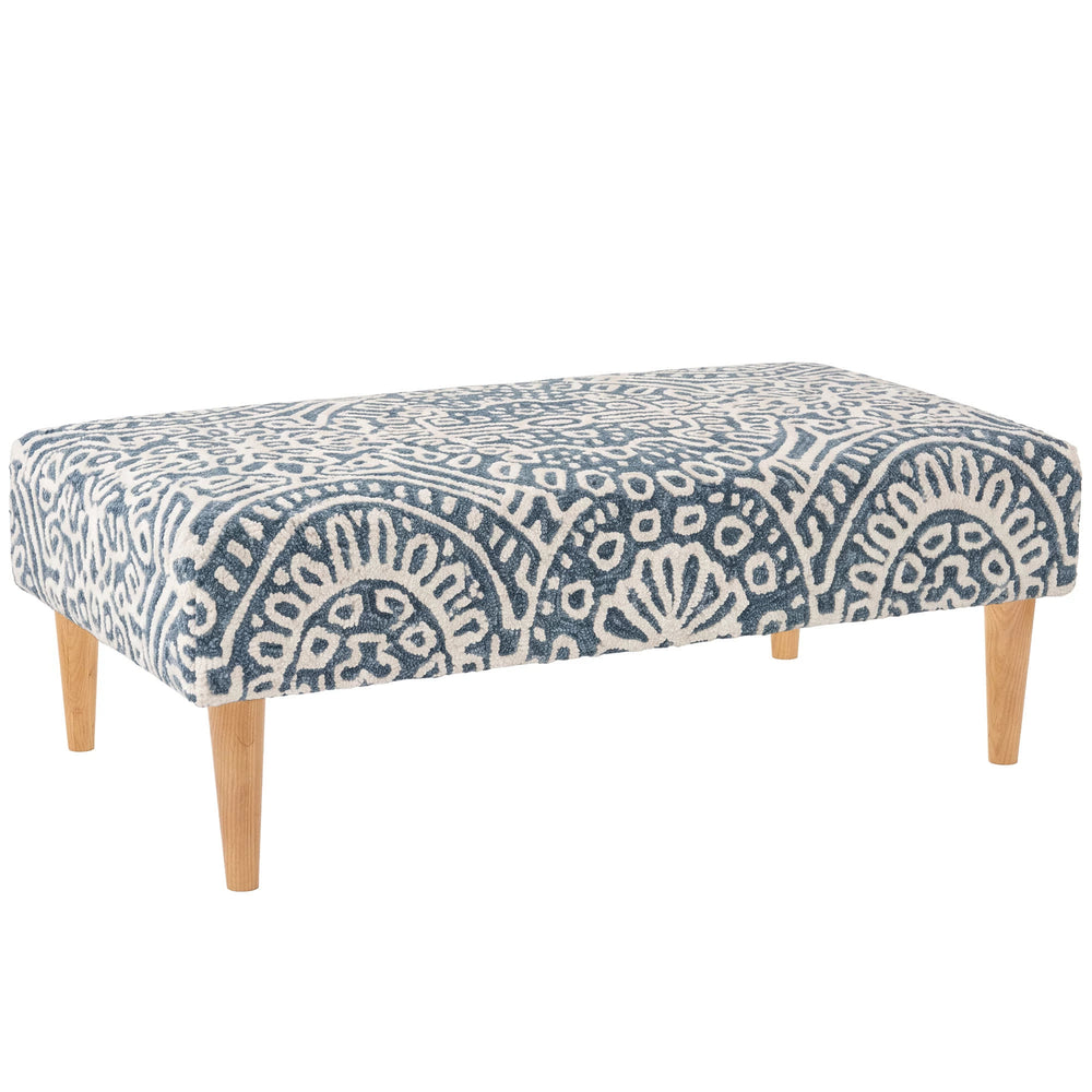 Temple Rug Ottoman | Ink