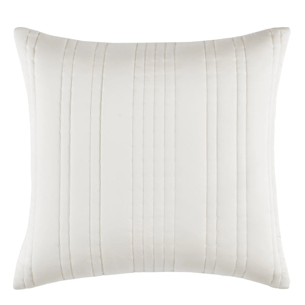 Blissful Bamboo Quilted Sham | Pearl/Silver