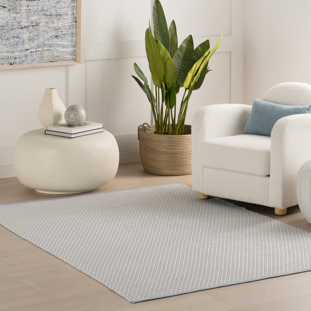 Riviera Handwoven Indoor/Outdoor Rug | Swedish Blue