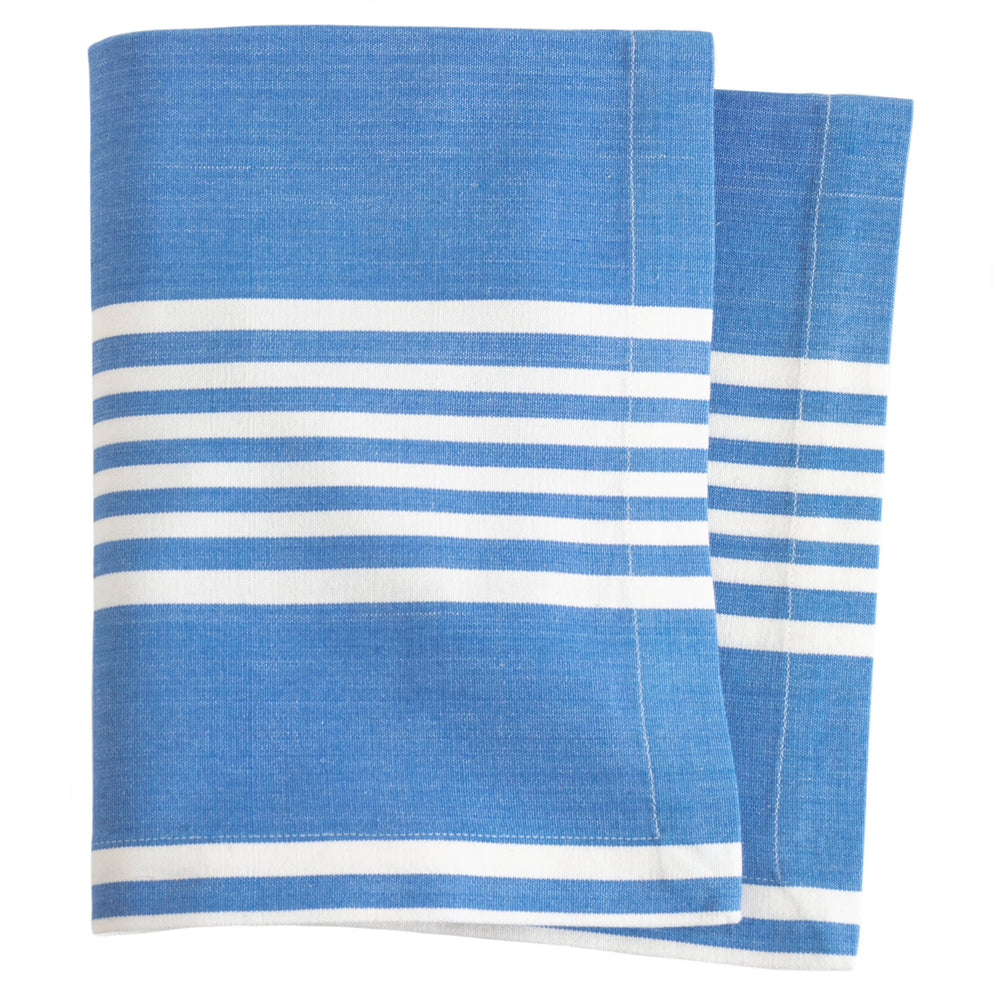Bistro Stripe Napkin Set of 4 | French Blue